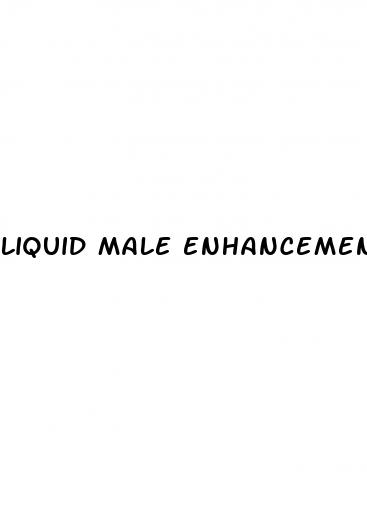liquid male enhancement supplements