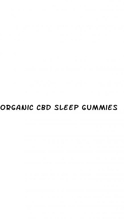 organic cbd sleep gummies