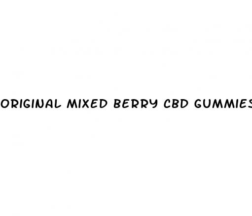 original mixed berry cbd gummies