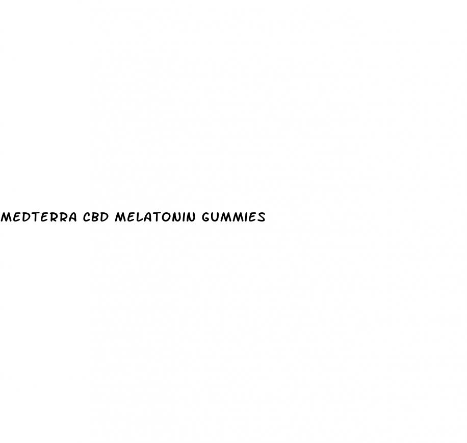 medterra cbd melatonin gummies
