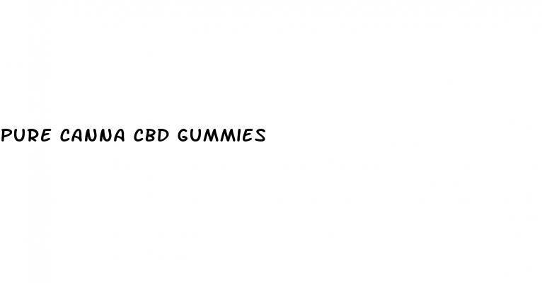 pure canna cbd gummies