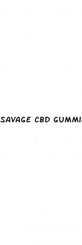 savage cbd gummies