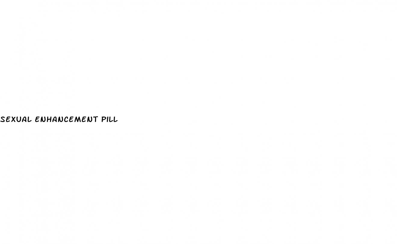 sexual enhancement pill