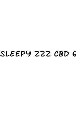 sleepy zzz cbd gummies