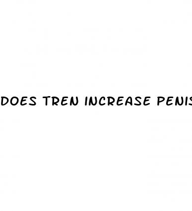 does tren increase penis size
