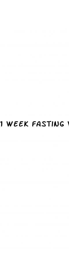 1 week fasting weight loss
