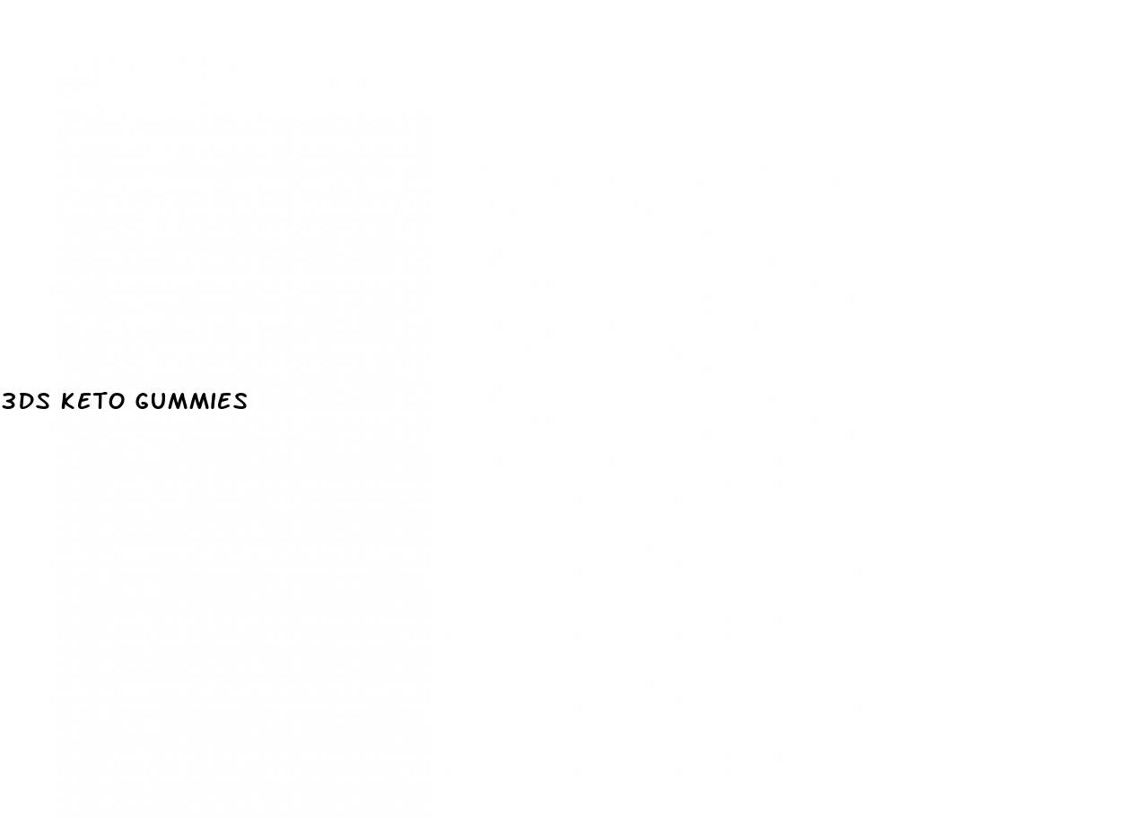 3ds keto gummies