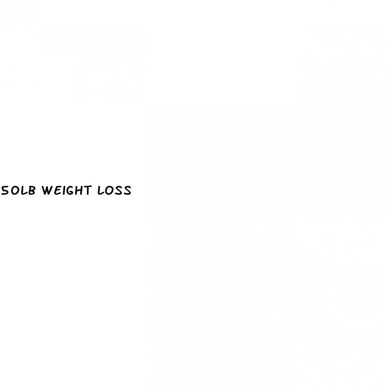 50lb weight loss