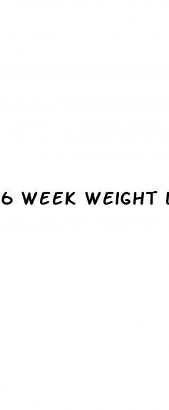6 week weight loss workout plan