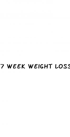 7 week weight loss