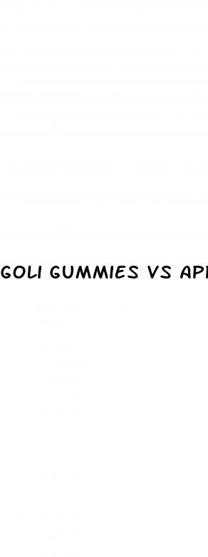 goli gummies vs apple cider vinegar