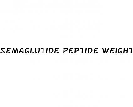 semaglutide peptide weight loss