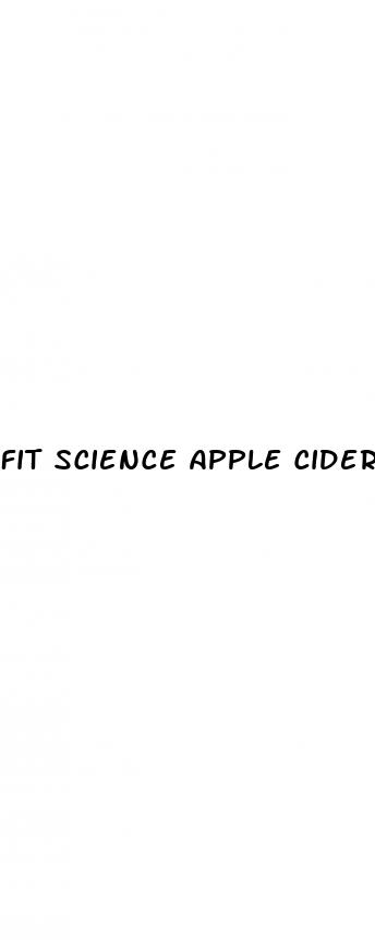 fit science apple cider vinegar gummies