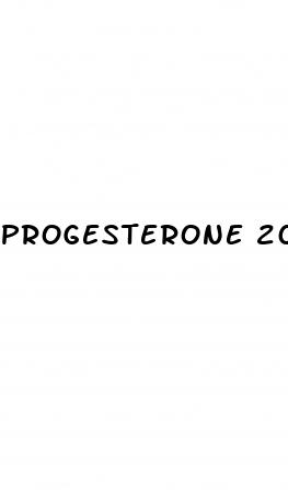 progesterone 200 mg weight loss