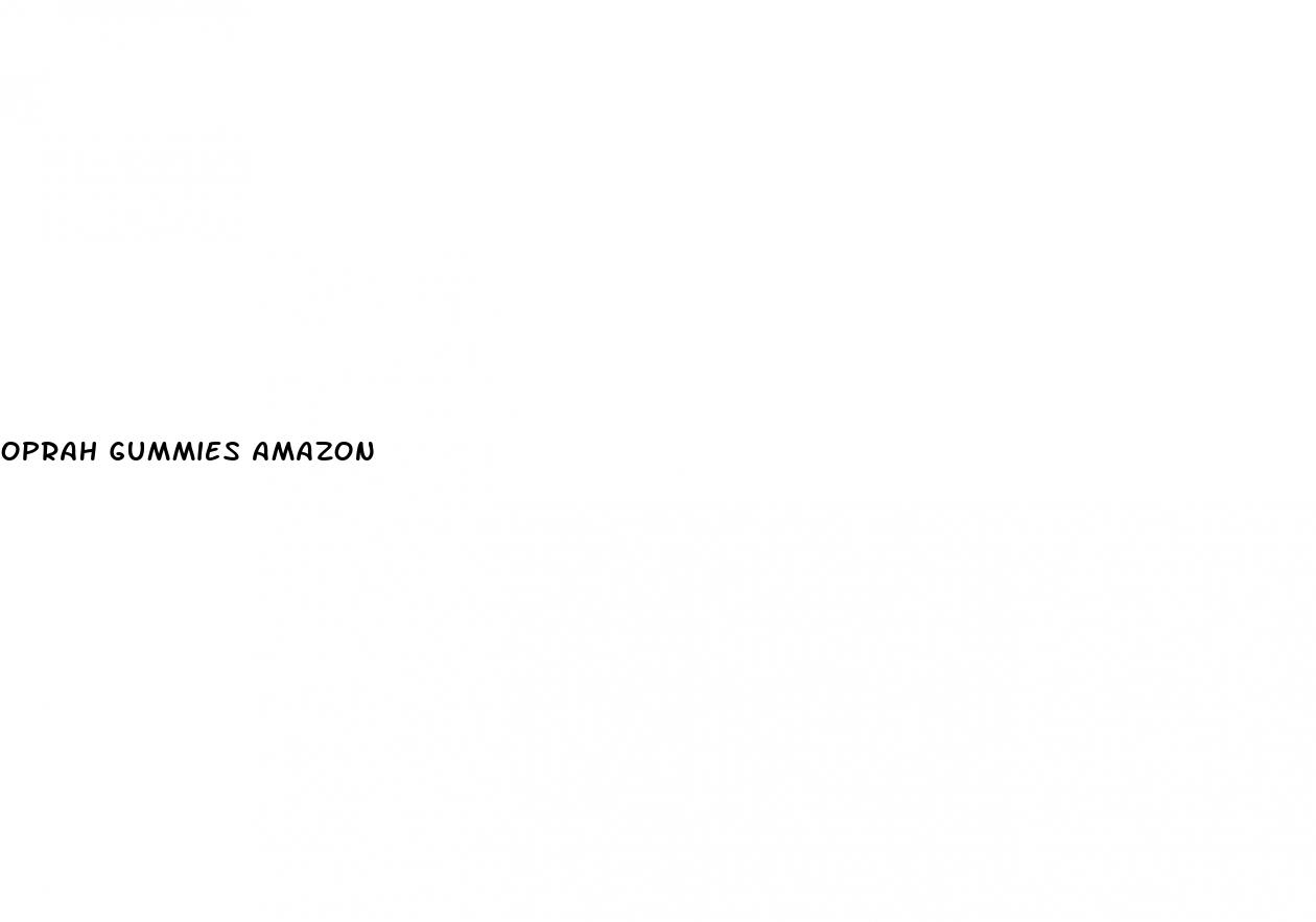 oprah gummies amazon