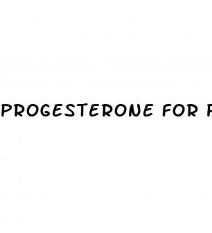 progesterone for pcos weight loss