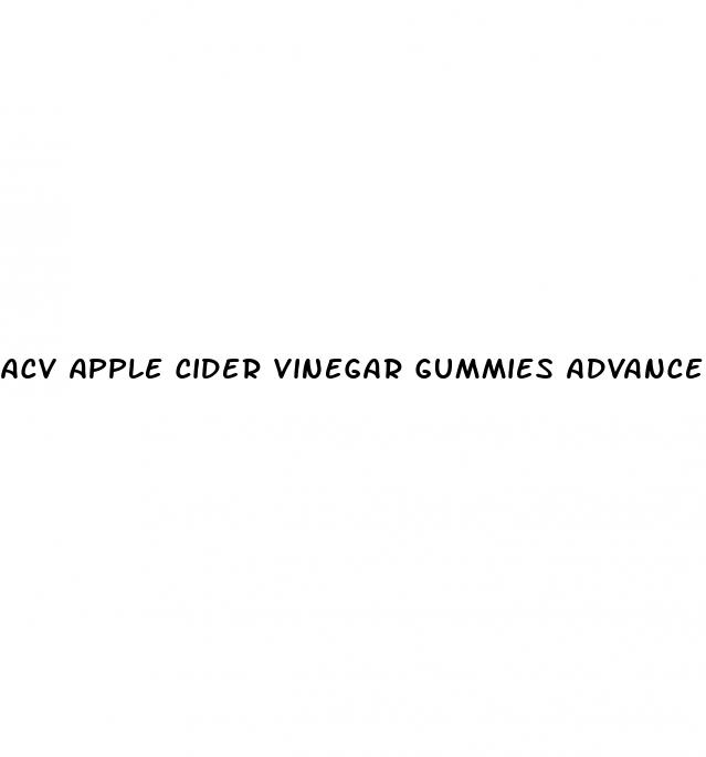 acv apple cider vinegar gummies advanced weight loss formula