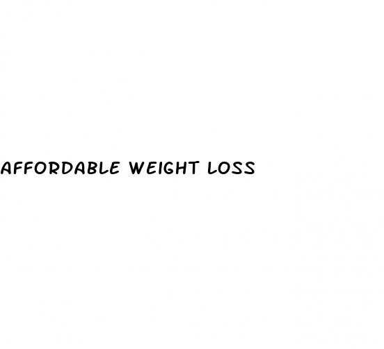 affordable weight loss