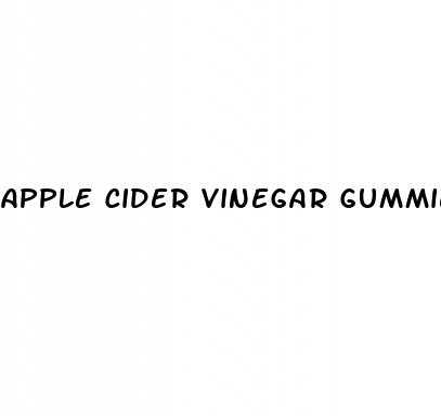 apple cider vinegar gummies weem