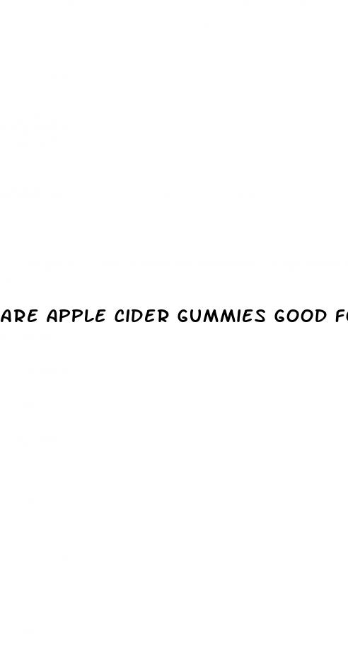are apple cider gummies good for weight loss