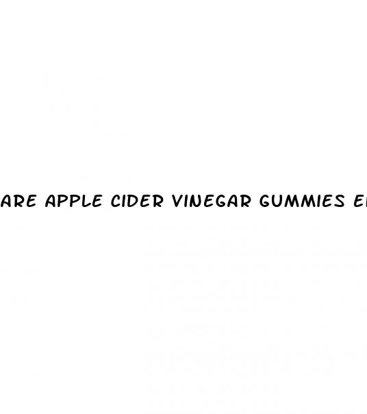 are apple cider vinegar gummies effective for weight loss