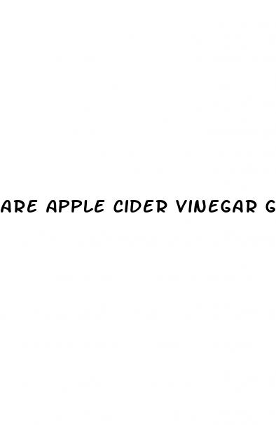 are apple cider vinegar gummies good for acid reflux