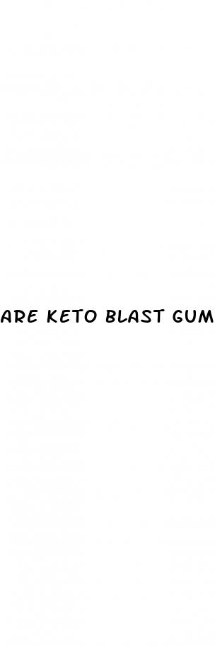 are keto blast gummies legit