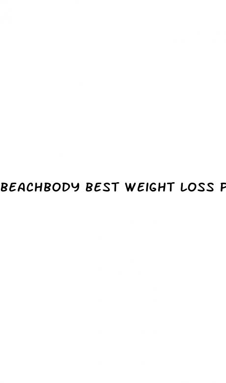 beachbody best weight loss program