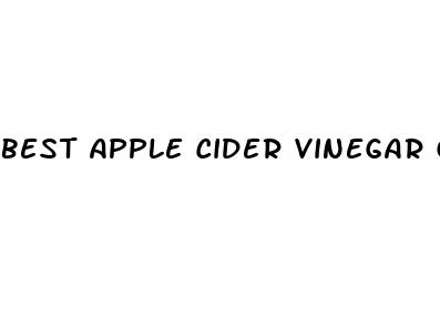 best apple cider vinegar gummies 2021