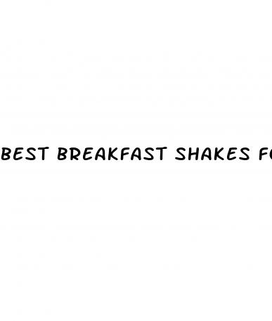 best breakfast shakes for weight loss