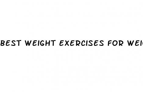 best weight exercises for weight loss