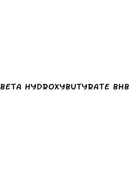 beta hydroxybutyrate bhb ketones