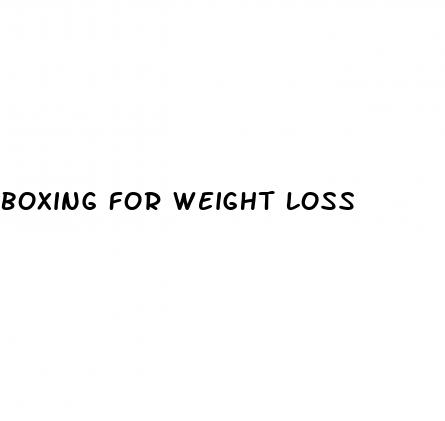 boxing for weight loss