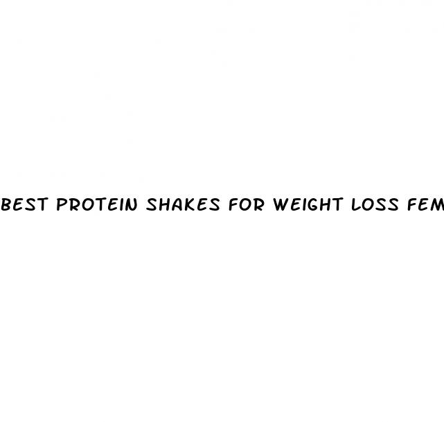best protein shakes for weight loss female