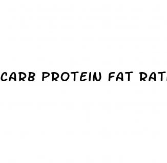 carb protein fat ratio for weight loss