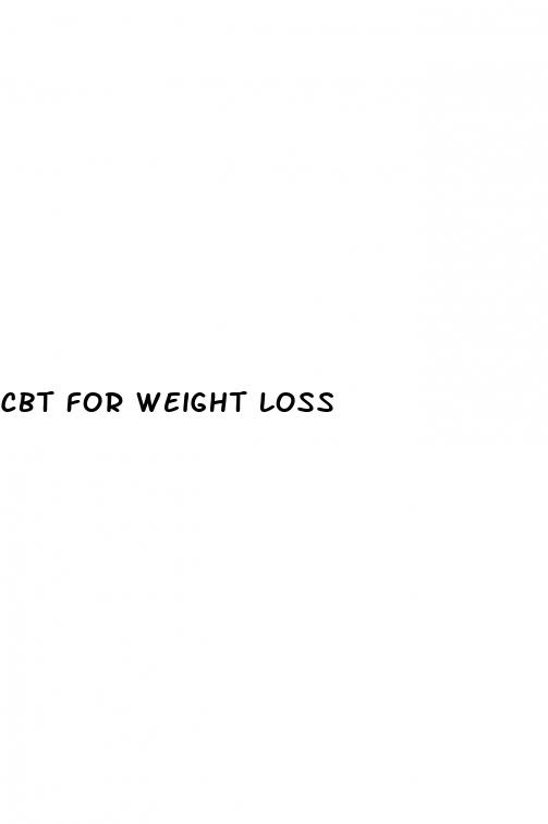 cbt for weight loss