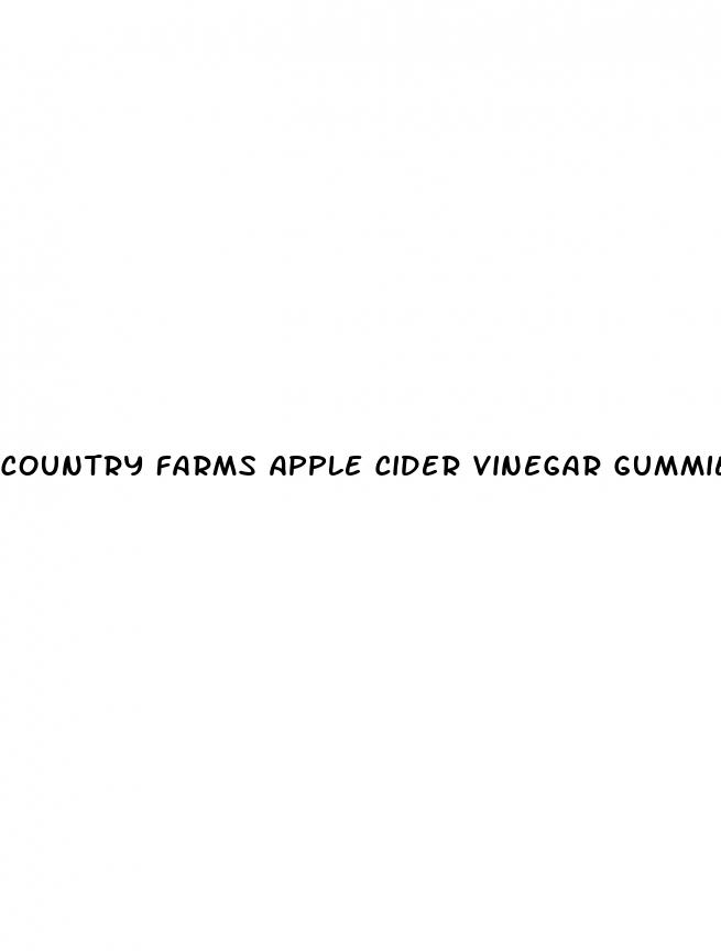 country farms apple cider vinegar gummies reviews