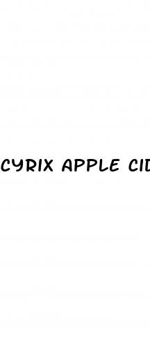 cyrix apple cider vinegar gummies
