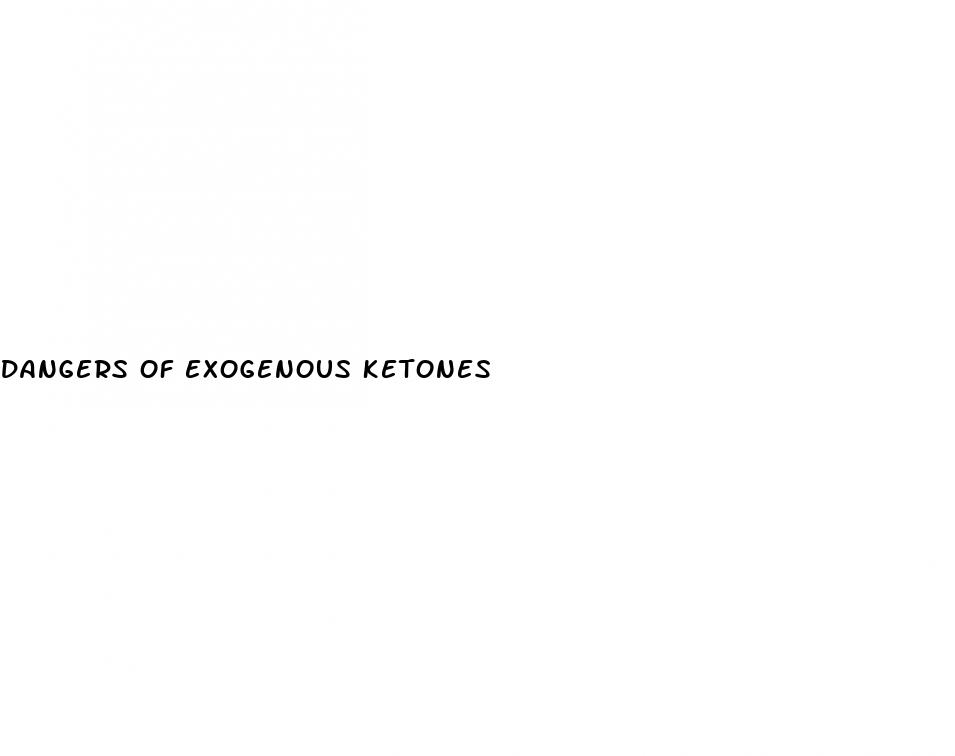 dangers of exogenous ketones