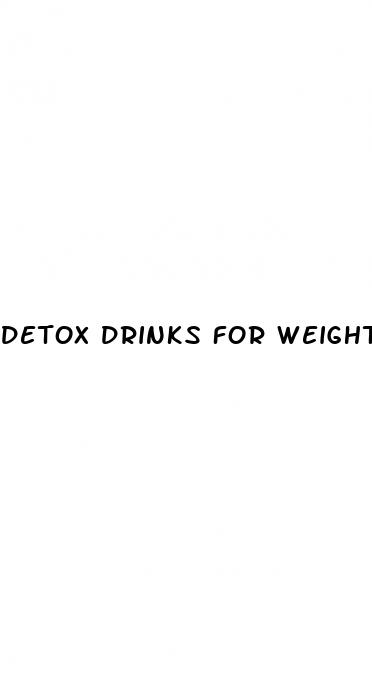 detox drinks for weight loss