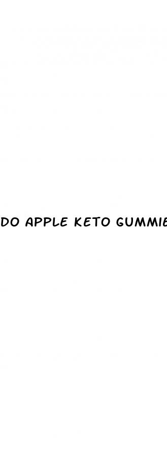 do apple keto gummies really work