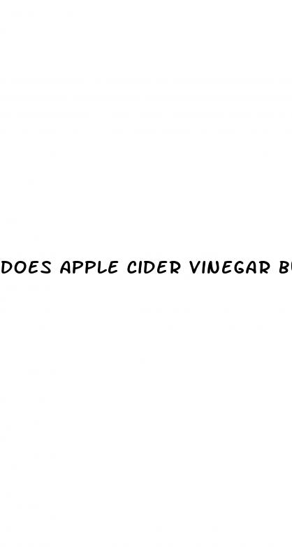 does apple cider vinegar burn fat