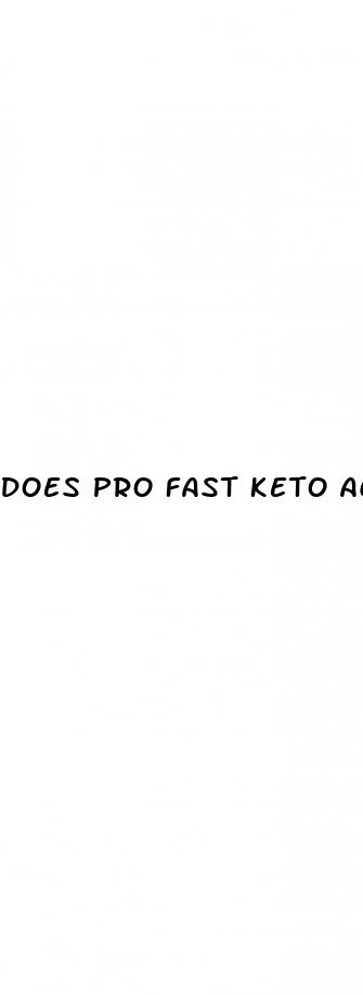 does pro fast keto acv gummies work