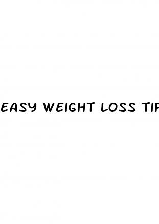 easy weight loss tips