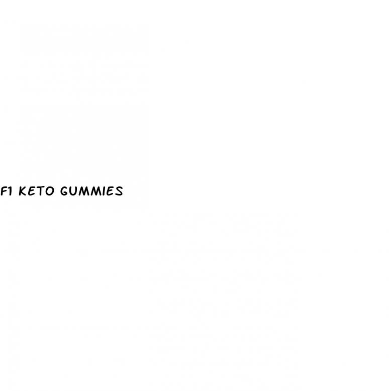 f1 keto gummies