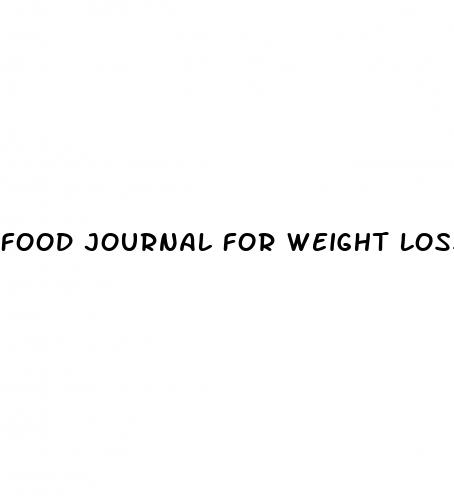 food journal for weight loss