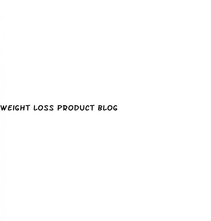 weight loss product blog