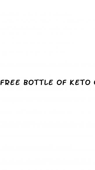 free bottle of keto gummies