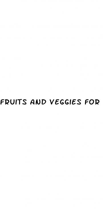 fruits and veggies for weight loss