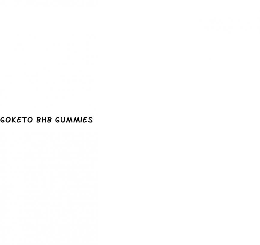 goketo bhb gummies